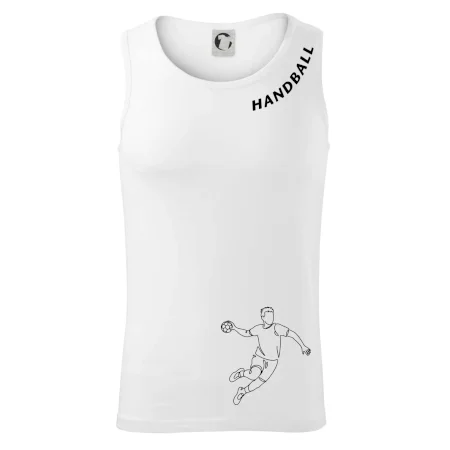 Handball nápis šikmo