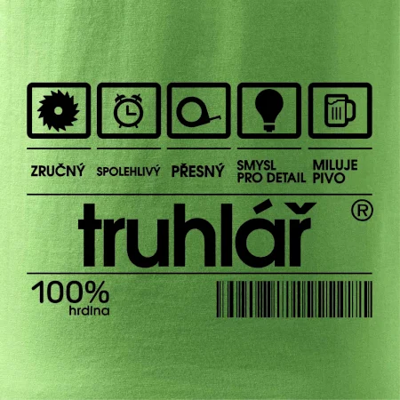 Čárový kód truhlář