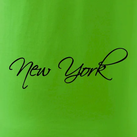 New York nápis psacím