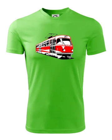 Tramvaj T3R barevná