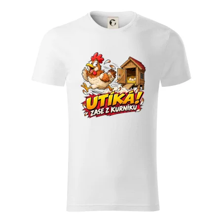 Útěk slepice z kurníku