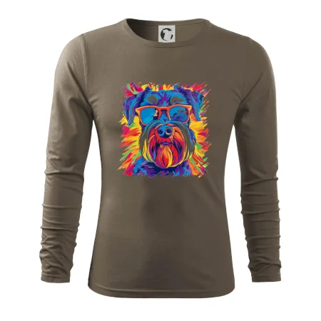 Knírač barevný styl 70s