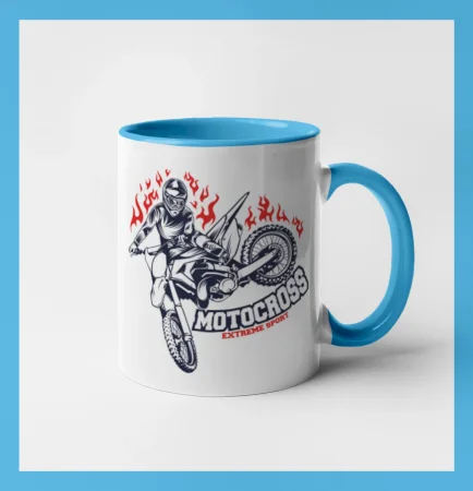 Motocross extreme sport fire