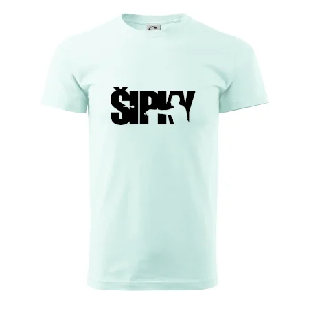Šipky - nápis se šipkařem