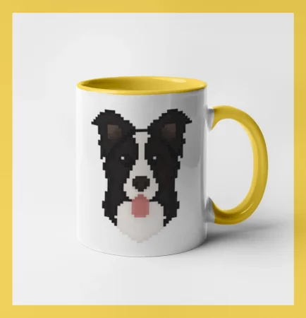 Border kolie Pixel