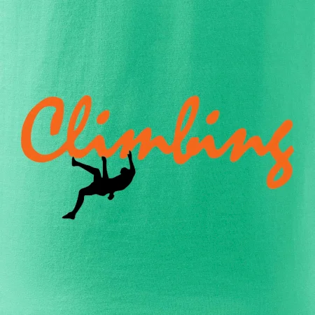 Climbing psací text