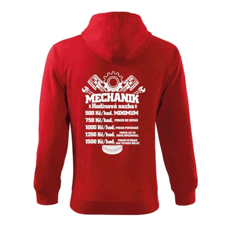 Mechanik - hodinová sazba
