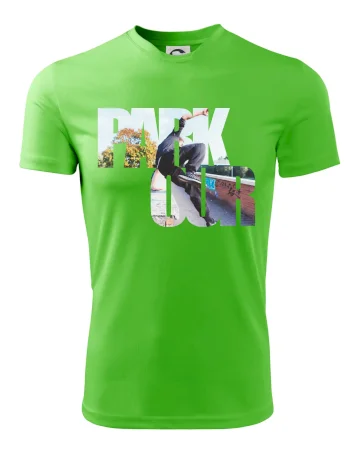 Parkour nápis ve městě