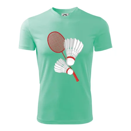 Badminton - pálka a košík