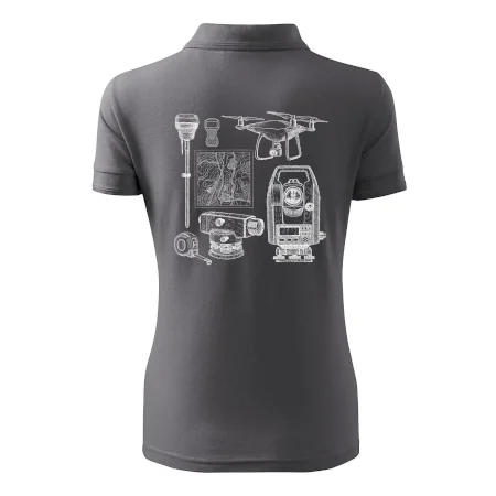 Geodet teodolit dron