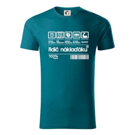 Čárový kód řidič náklaďáku