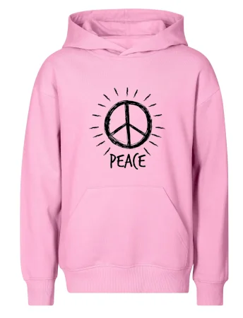 Peace symbol černobílý
