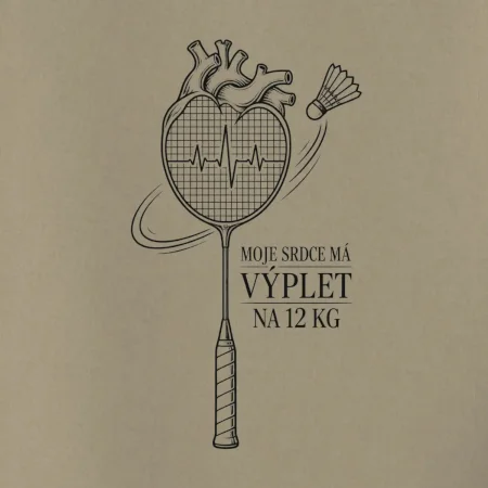 Badminton srdce s výpletem