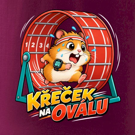 Běžecký křeček na oválu