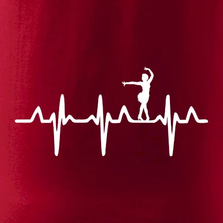 EKG tanečnice salsy
