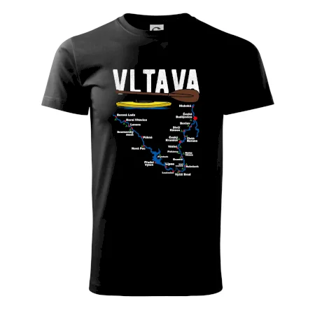 Mapa řeky Vltavy