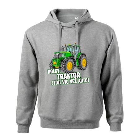 Holky, traktor stojí víc než auto