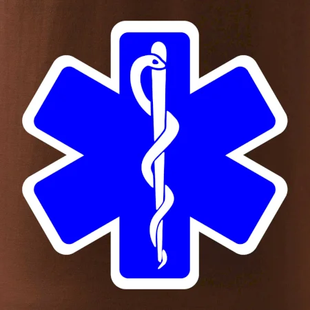 Rescue - Hvězda na prsu +  nápis na zádech
