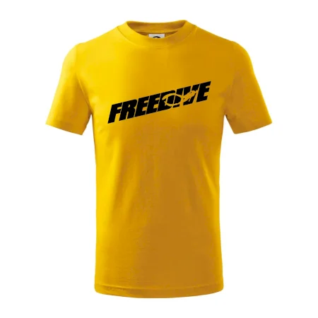 Freedive - nápis s potápěčem