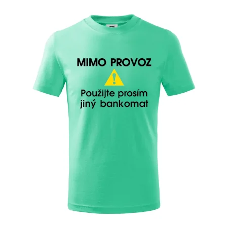 Mimo provoz - použijte jiný bankomat