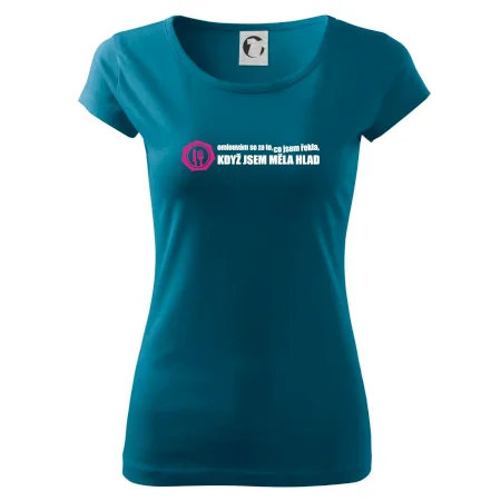 Omlouvám se za to, co jsem řekla, když jsem měla hlad