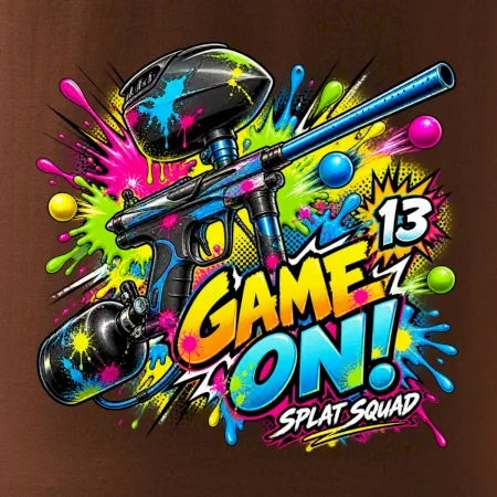 Barevná exploze game on paintball