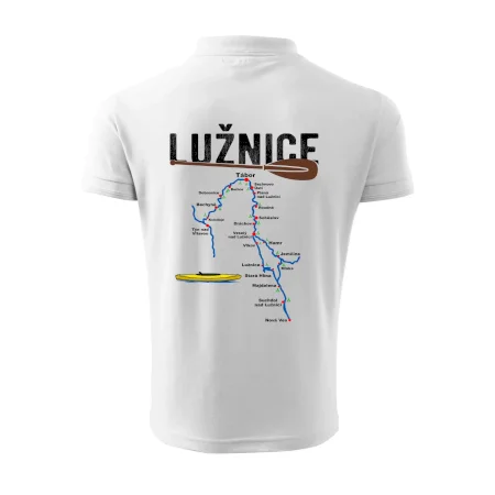 Mapa řeky Lužnice