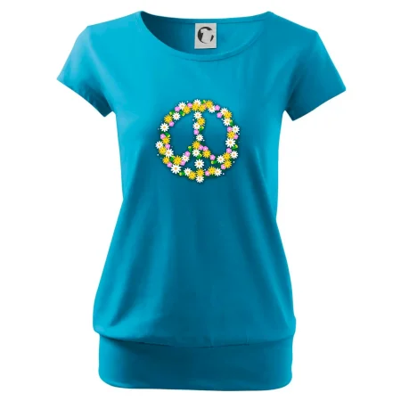 Peace symbol kopretiny