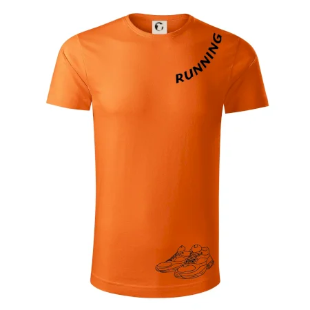 Running nápis šikmo