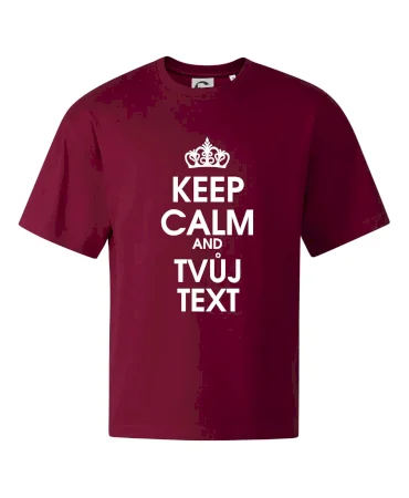 Keep calm - váš text