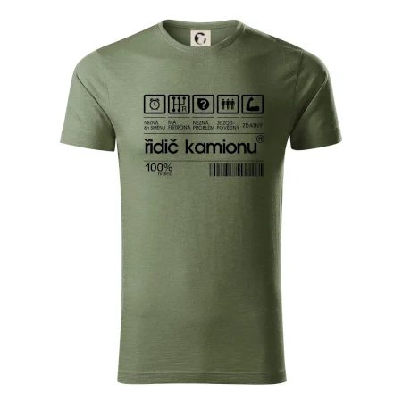 Čárový kód řidič kamionu