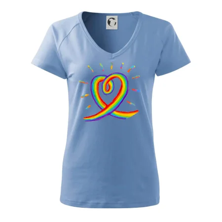 Srdce pride duha kreslená