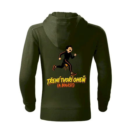Běžecké tření tvoří oheň