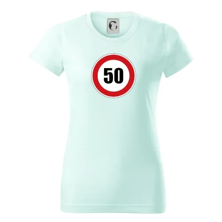 Dopravní značka - omezení rychlosti 50