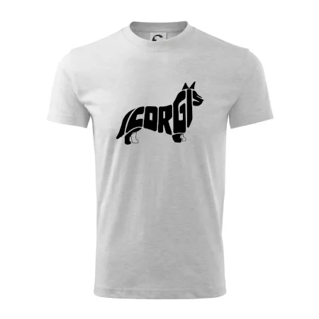 Corgi - nápis v těle