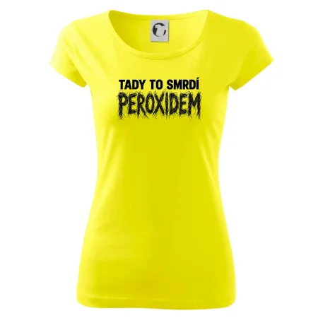 Tady to smrdí peroxidem