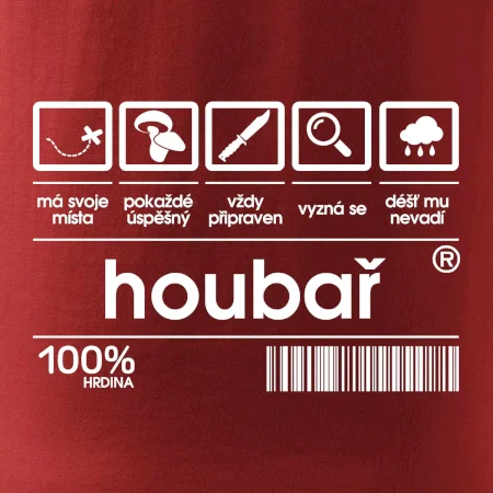 Čárový kód - Houbař