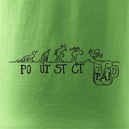 Pondělí až pátek evoluce pivo
