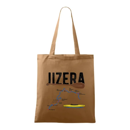 Mapa řeky Jizery