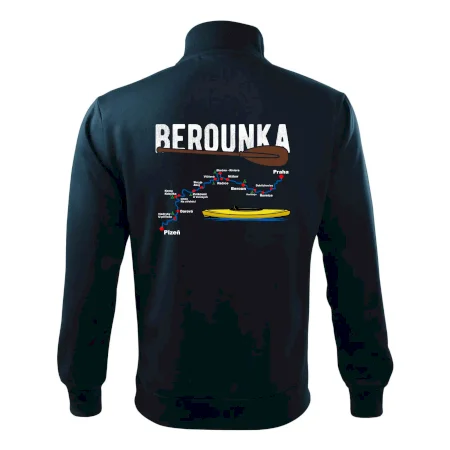 Mapa řeky Berounky