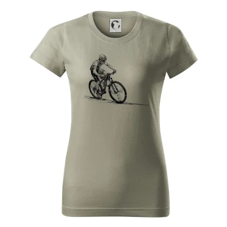MTB kreslený cyklista