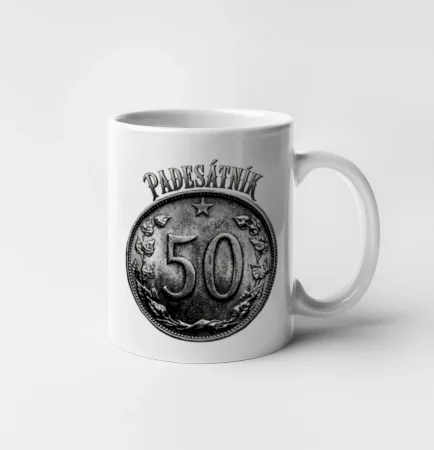Padesátník 1963 - 1978 s nápisem