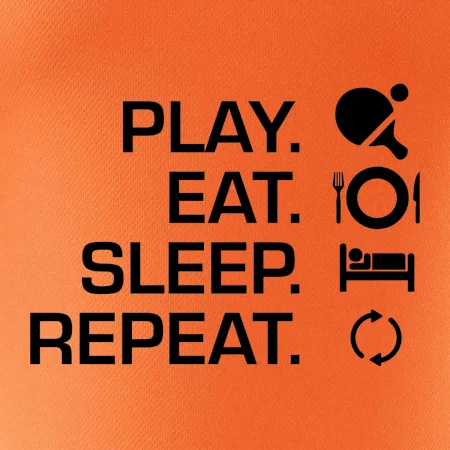 Stolní tenis - eat sleep