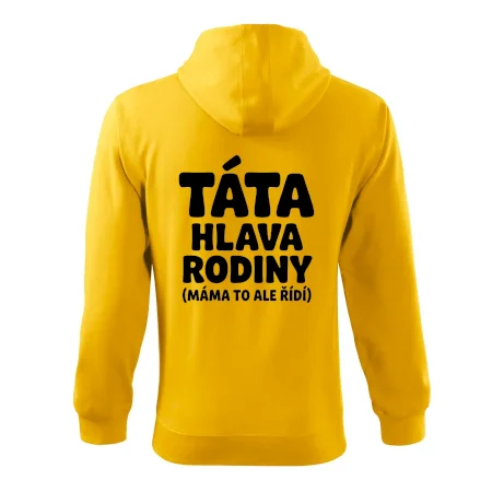 Táta - hlava rodiny  (máma to,  ale řídí)