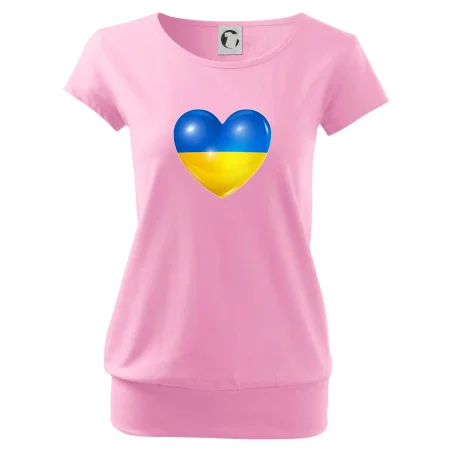 Ukrajina srdce vlajka