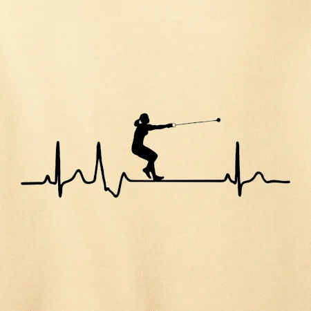 EKG hod kladivem žena