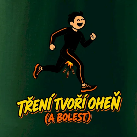 Běžecké tření tvoří oheň