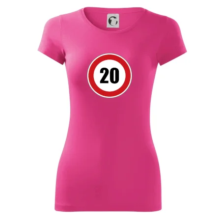 Dopravní značka - omezení rychlosti 20