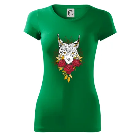 Rys s červenými růžemi  (Pecka design)