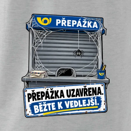 Přepážka uzavřena běžte k vedlejší